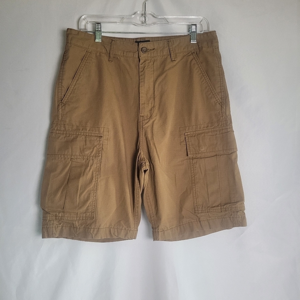 Levi Strauss Tan Brown Cargo Shorts Men's Size 31